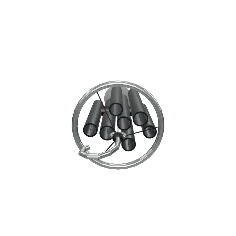 88" Black Aureole Tuned Wind Chime