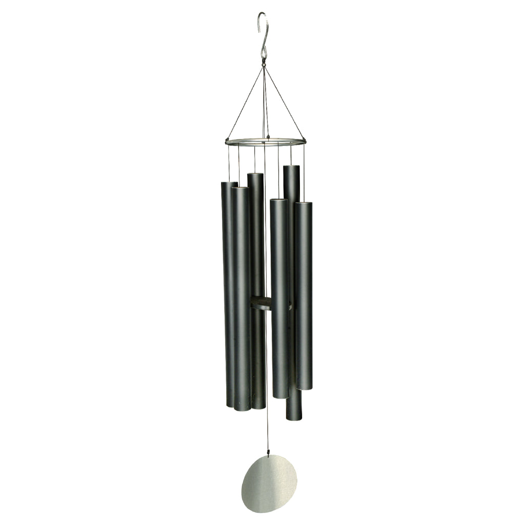 88" Black Aureole Tuned Wind Chime