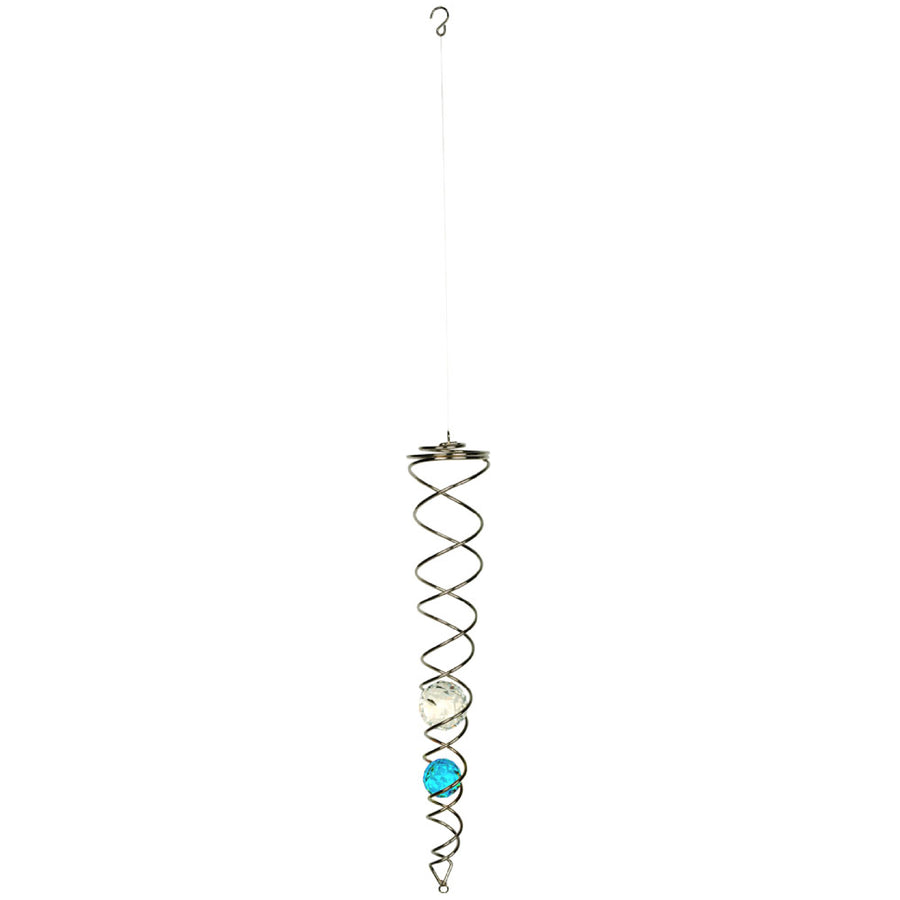 18" Double Clear Crystal Vortex