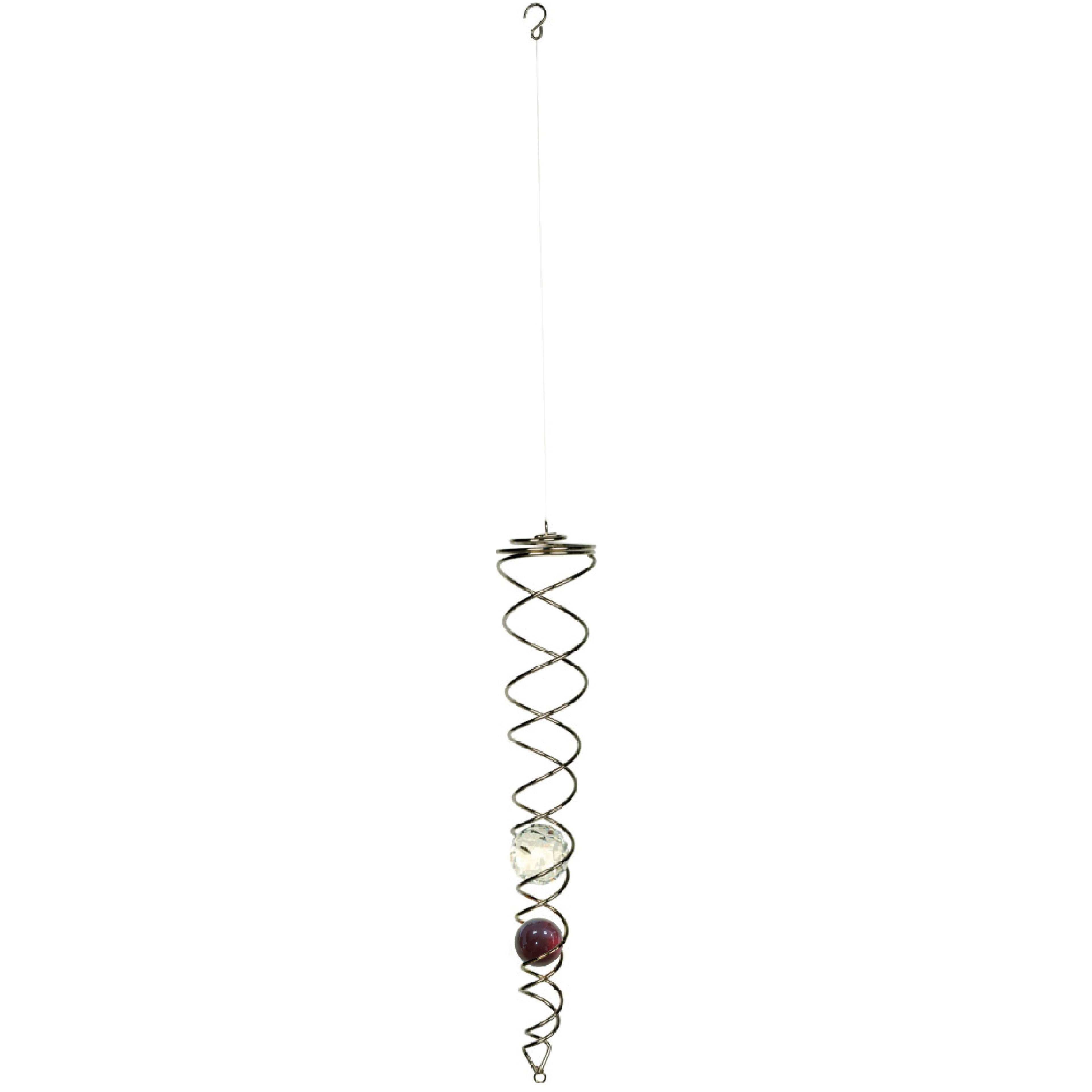 18" Double Clear Crystal Vortex