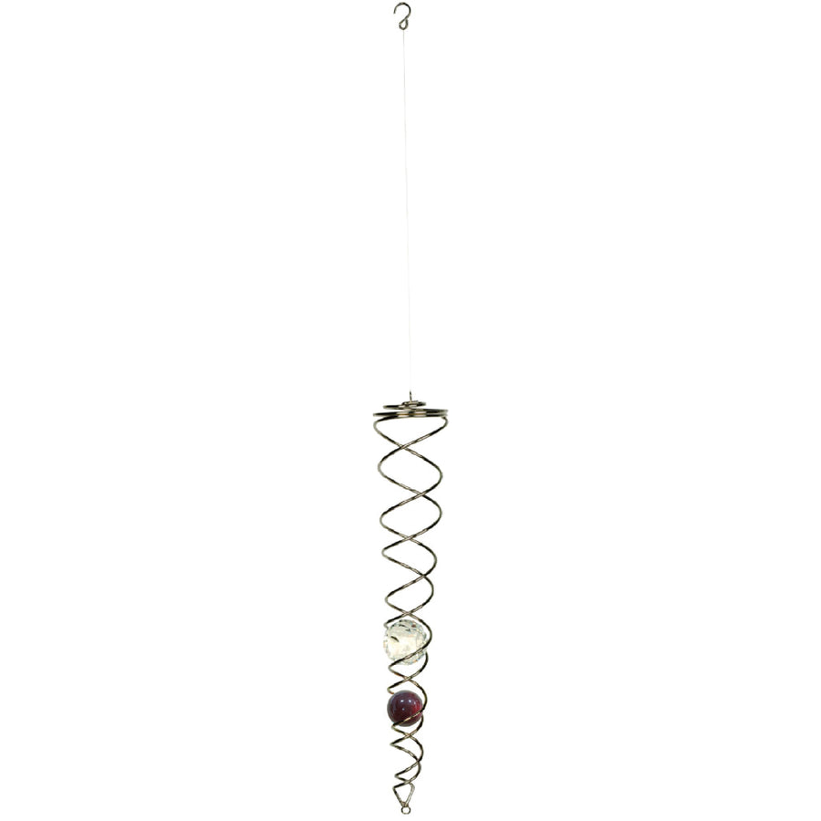 18" Double Clear Crystal Vortex
